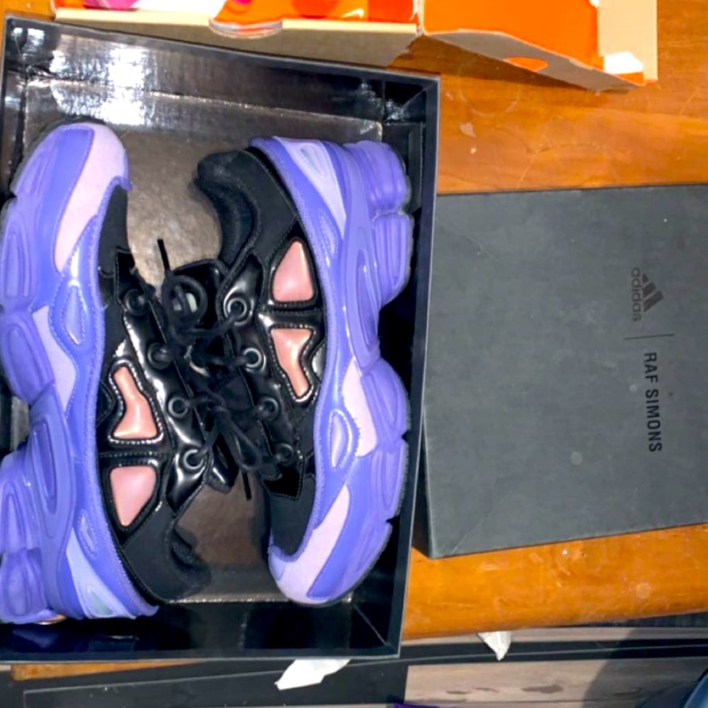 Raf simmer Ozweego purple and black size 10